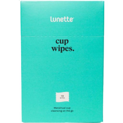 Lunette cup wipes. Reinigingsdoekjes - 10 Stuks