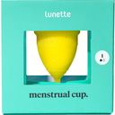 menstrual cup. Menstruationstasse Größe 1 - Gelb
