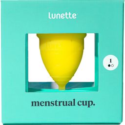 Lunette menstrual cup. size 1