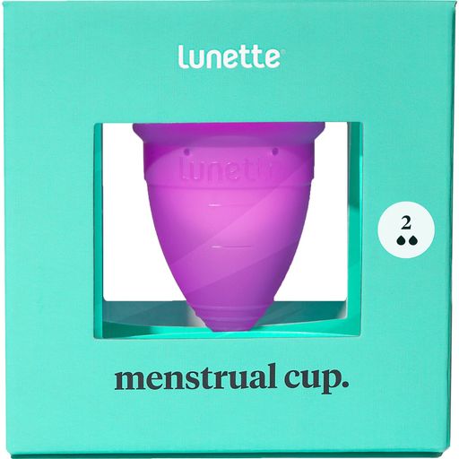 menstrual cup. Menstruationstasse Größe 2 - Violett