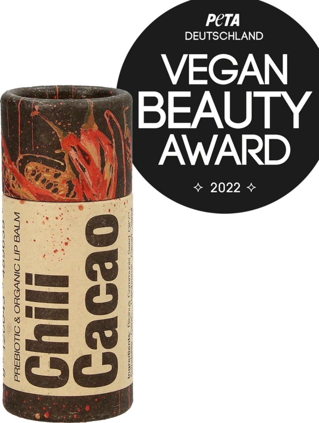 Hands on Veggies Bio Lippenbalsam Chili & Kakao