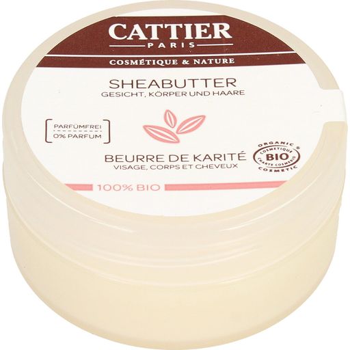 CATTIER Paris Shea butter 100% Organic Travel Size - 20 g