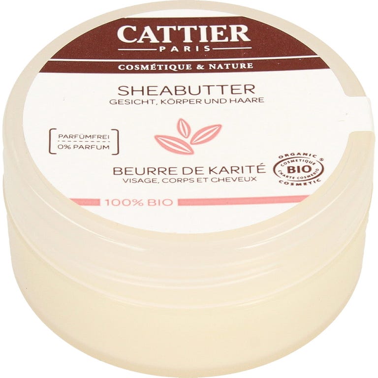 Natessance Sheabutter 100 G – 100% Natürliche Bio-Sheabutter Für Haut & Haar