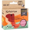 fairtye Set de 3 Gomas de Pelo - Rosa, 1 Set