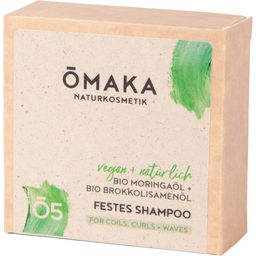 Ō5 szampon do włosów w kostce organiczny olejek moringa + organiczny olejek z nasion brokułów