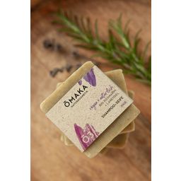 ŌMAKA Naturkosmetik Ō3 Shampoo-Seife Bio-Rosmarin + Lavendel - 100 g