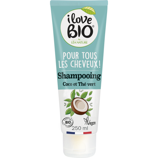 I LOVE BIO BY LEA NATURE Kokoswater en Groene Thee Shampoo - 250 ml