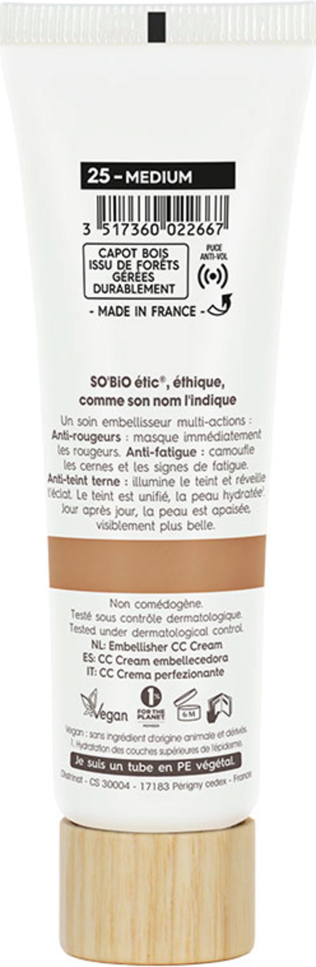 LÉA NATURE SO BiO étic CCPerfect Beautifying Cream - 25 Medium