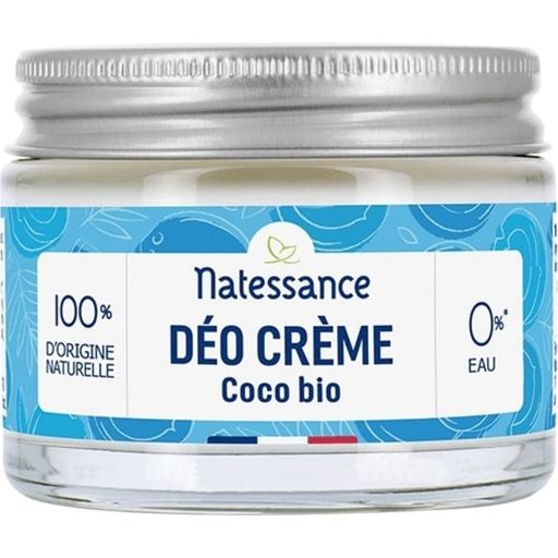 Natessance Kokos Deodorant Crème - 50 g