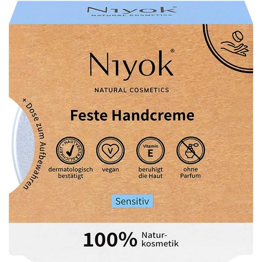 Niyok Feste Handcreme Sensitiv - 50 g