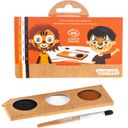 namaki Tiger & Fox Face Painting Kit - 1 setti