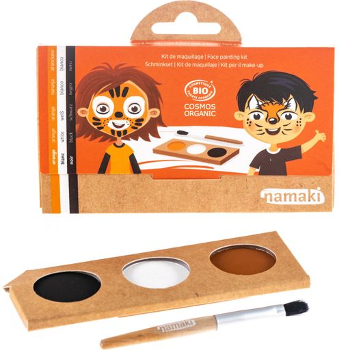 namaki Tiger & Fox Face Painting Kit - 1 setti
