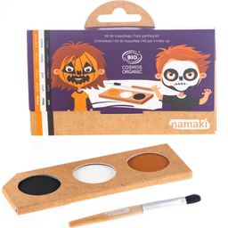 namaki Pumpkin & Skeleton Face Painting Kit - 1 setti