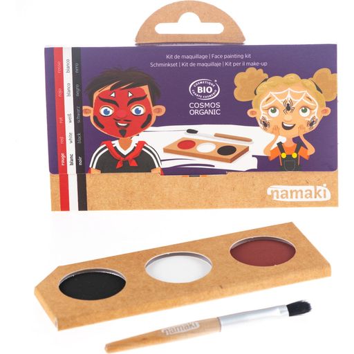 namaki Devil & Spider Face Painting Kit - 1 zestaw