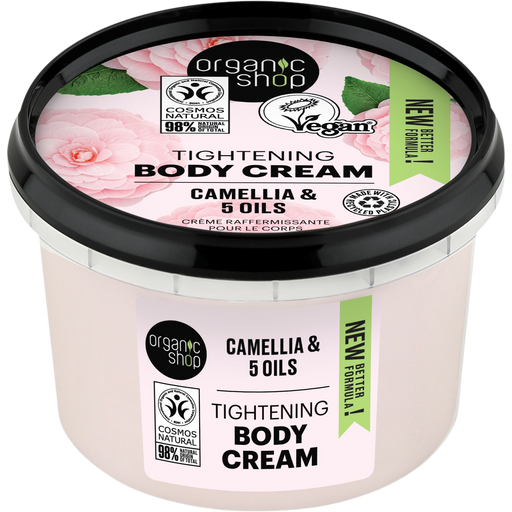 Organic Shop Tightening Body Cream Camelia & 5 Oils - 250 ml