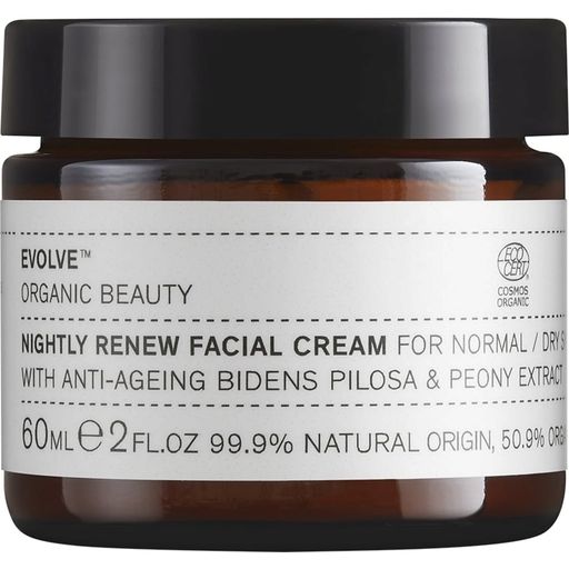 Evolve Organic Beauty Nightly Renew Facial Cream - 60 ml