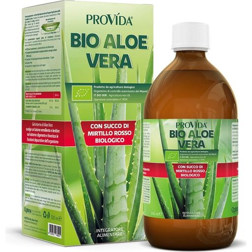 Optima Naturals Provida Bio-Aloe Vera-Saft mit Cranberry - 500 ml