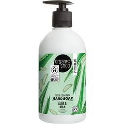 Organic Shop Softening Hand Soap Aloe & Milk - 500 мл