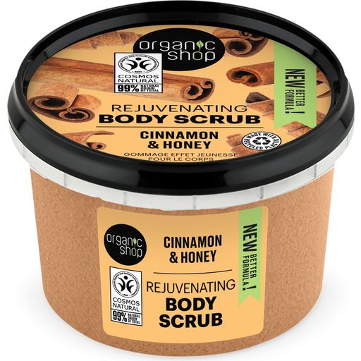 Organic Shop Rejuvenating Body Scrub Cinnamon & Honey - 250 мл