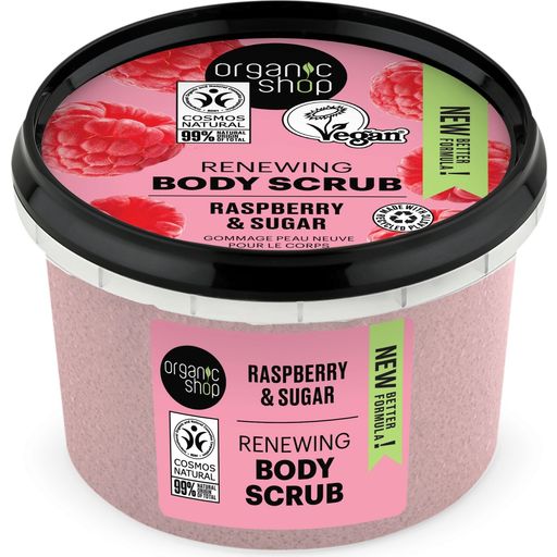 Organic Shop Renewing Body Scrub Raspberry & Sugar - 250 ml