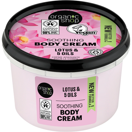 Organic Shop Soothing Body Cream Lotus & 5 Oils - 250 ml