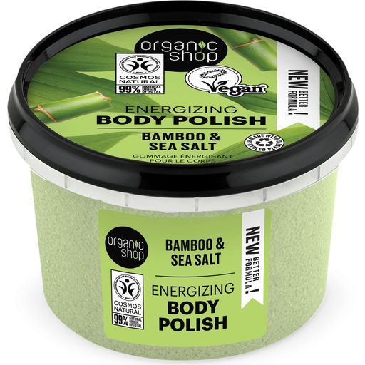 Organic Shop Energizing Body Polish Bamboo & Sea Salt - 250 ml