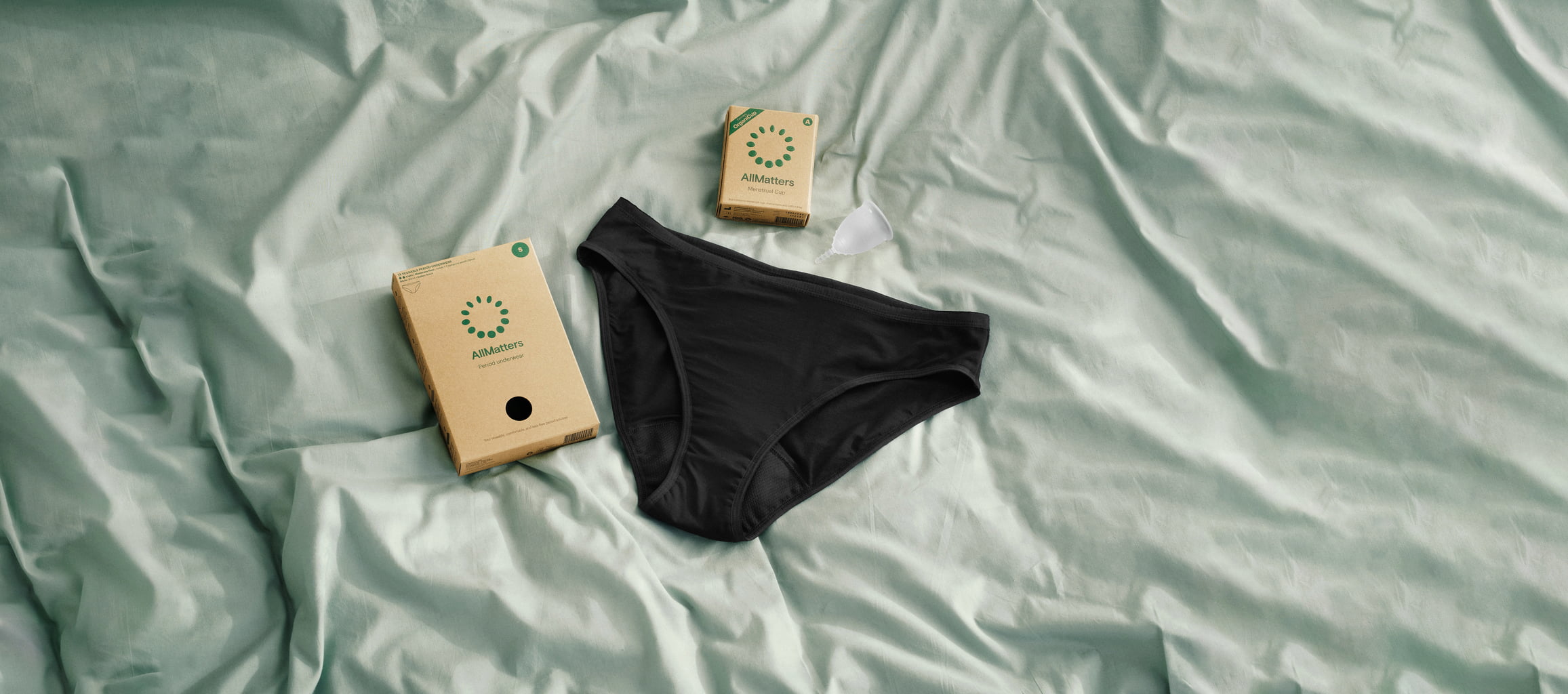 AllMatters Period Underwear - High Waist Black - Ecco Verde Online Shop