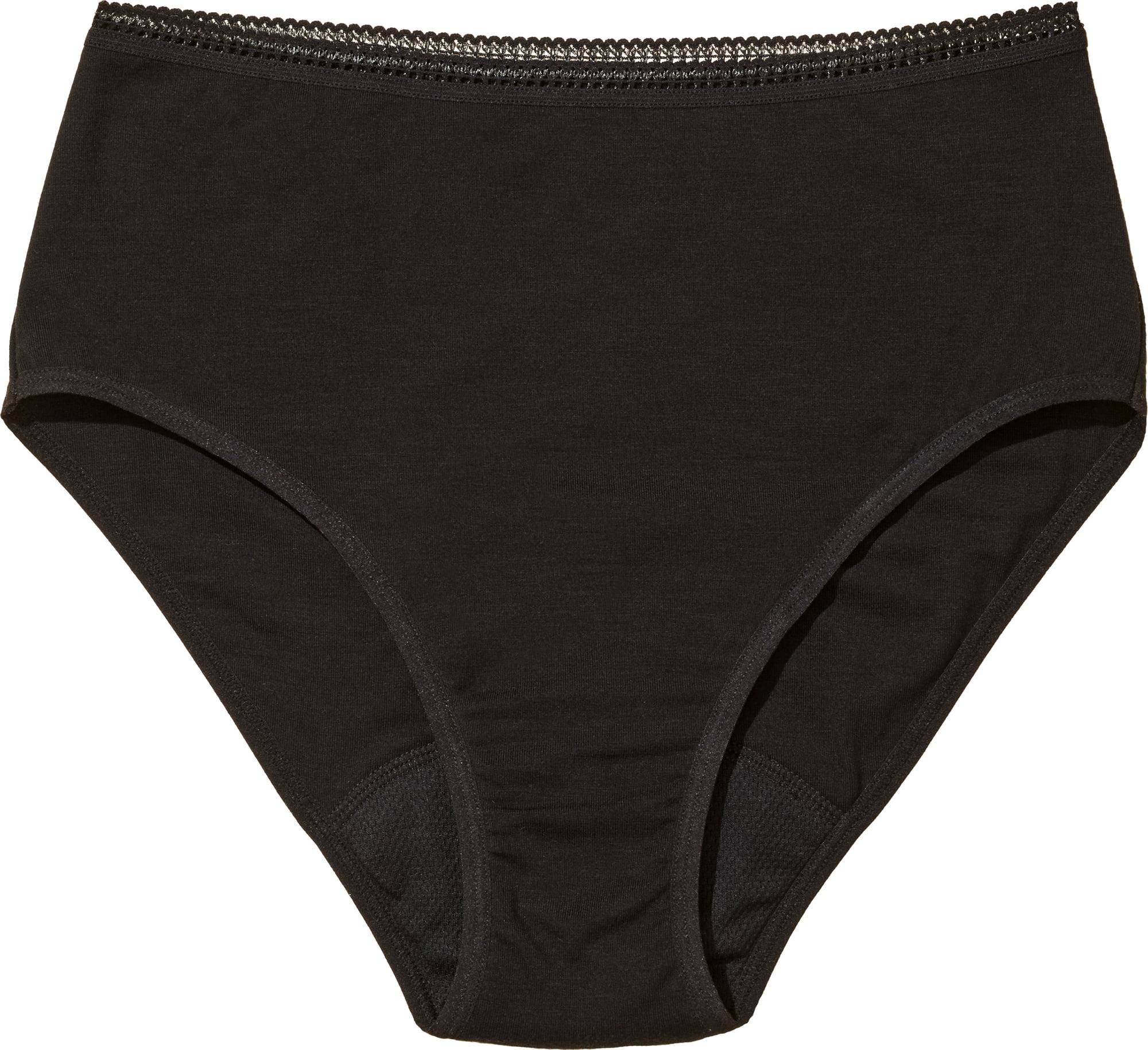 Period Underwear - High Waist Black XXS