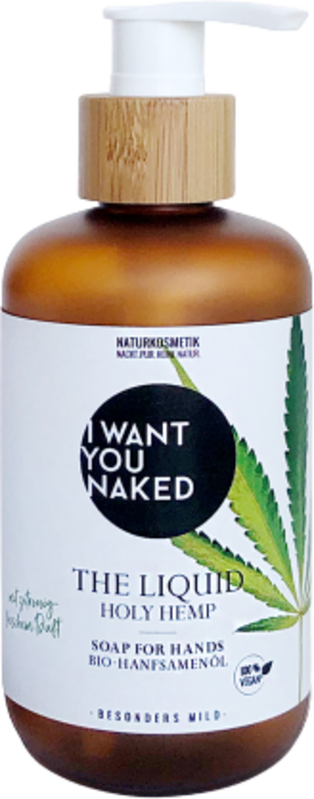 I Want You Naked Holy Hemp The Liquid Soap For Hands Ml Ecco