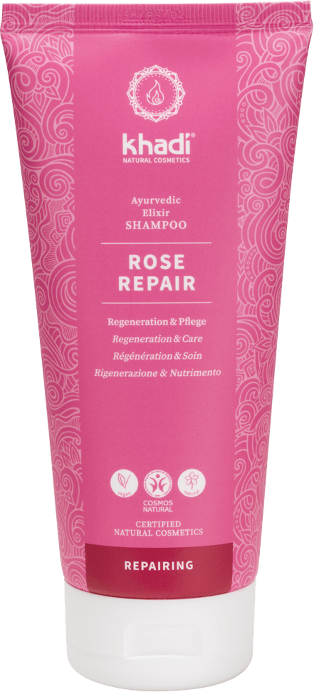 Khadi® Rose Repair Ayurvedic Elixier Shampoo, 200 ml Ecco Verde
