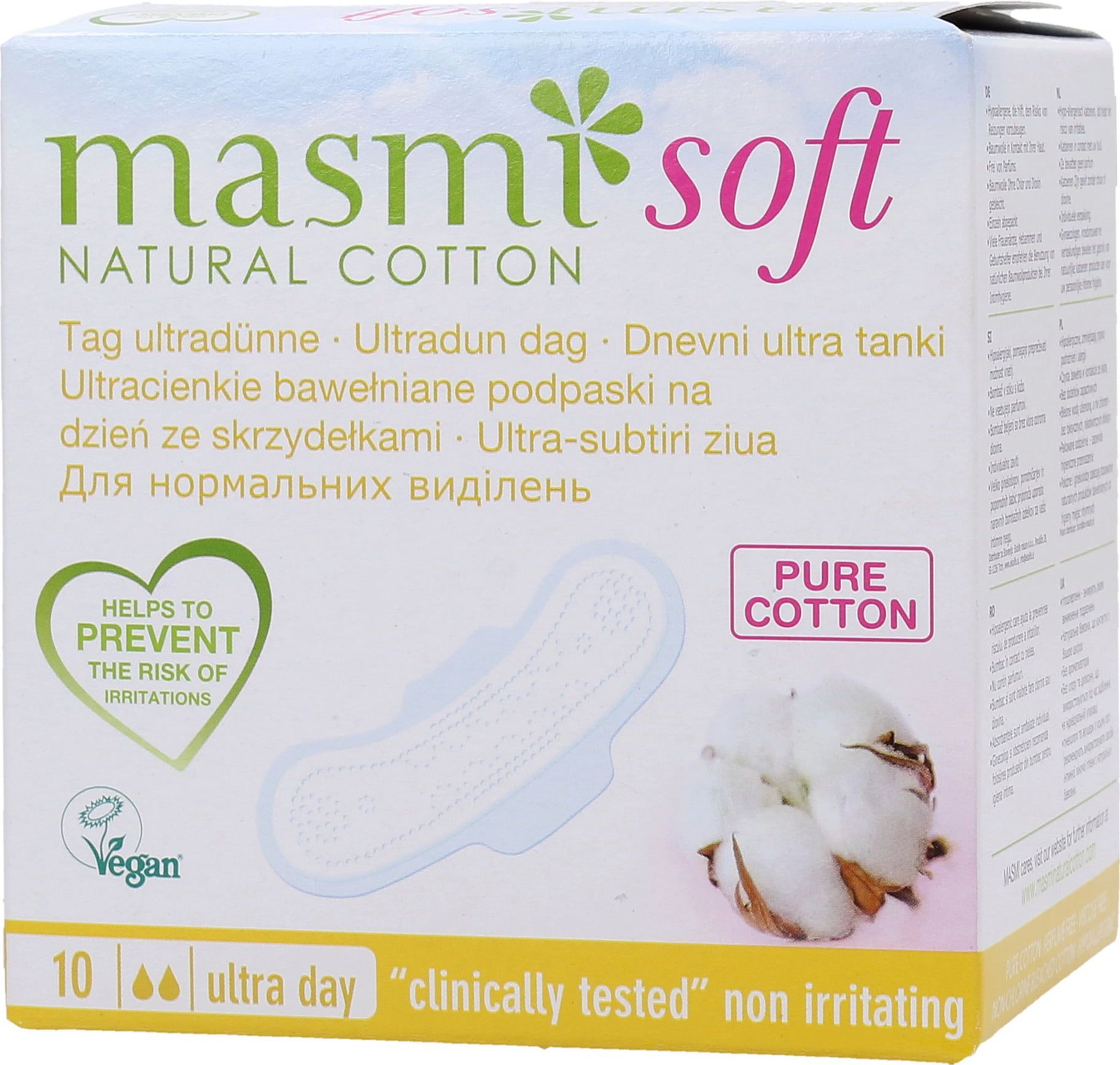 always Ultra Cotton Protection Normal Sanitary Napkins With Wings