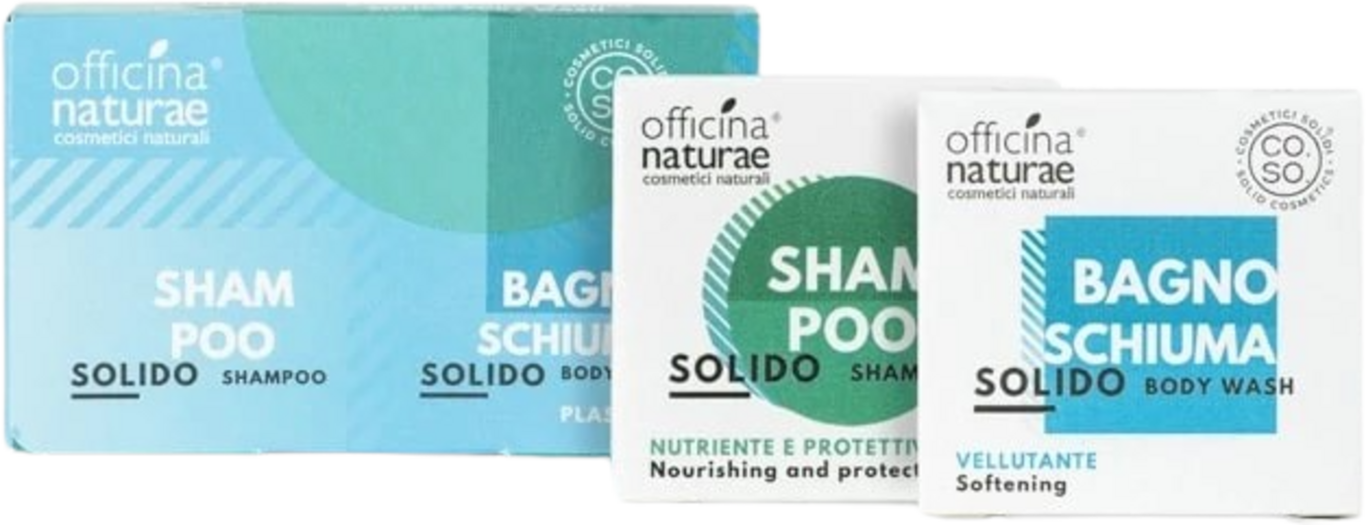 Officina Naturae Solid Cosmetics Green Kit, 1 set - Ecco Verde Online Shop