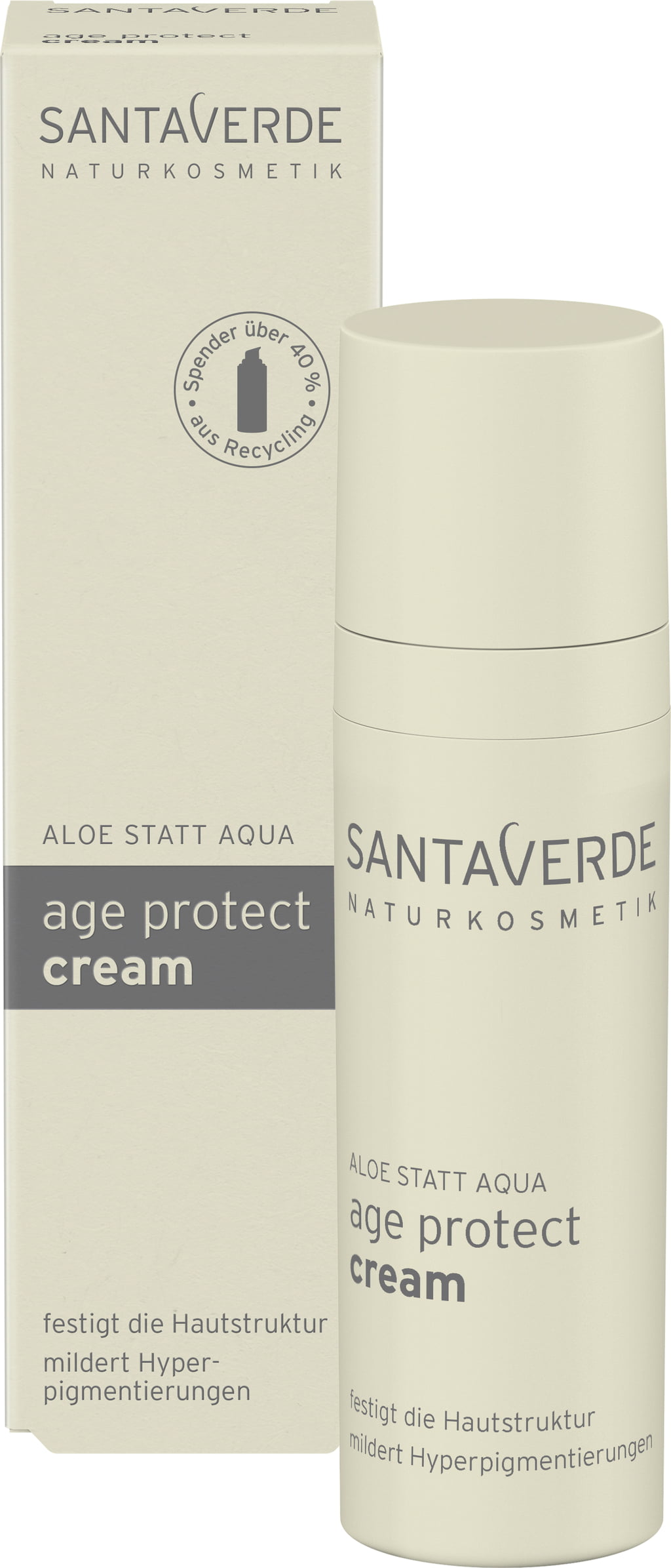 Santaverde Aloe Vera Blossom Age Protect Cream, 30 ml - Ecco Verde