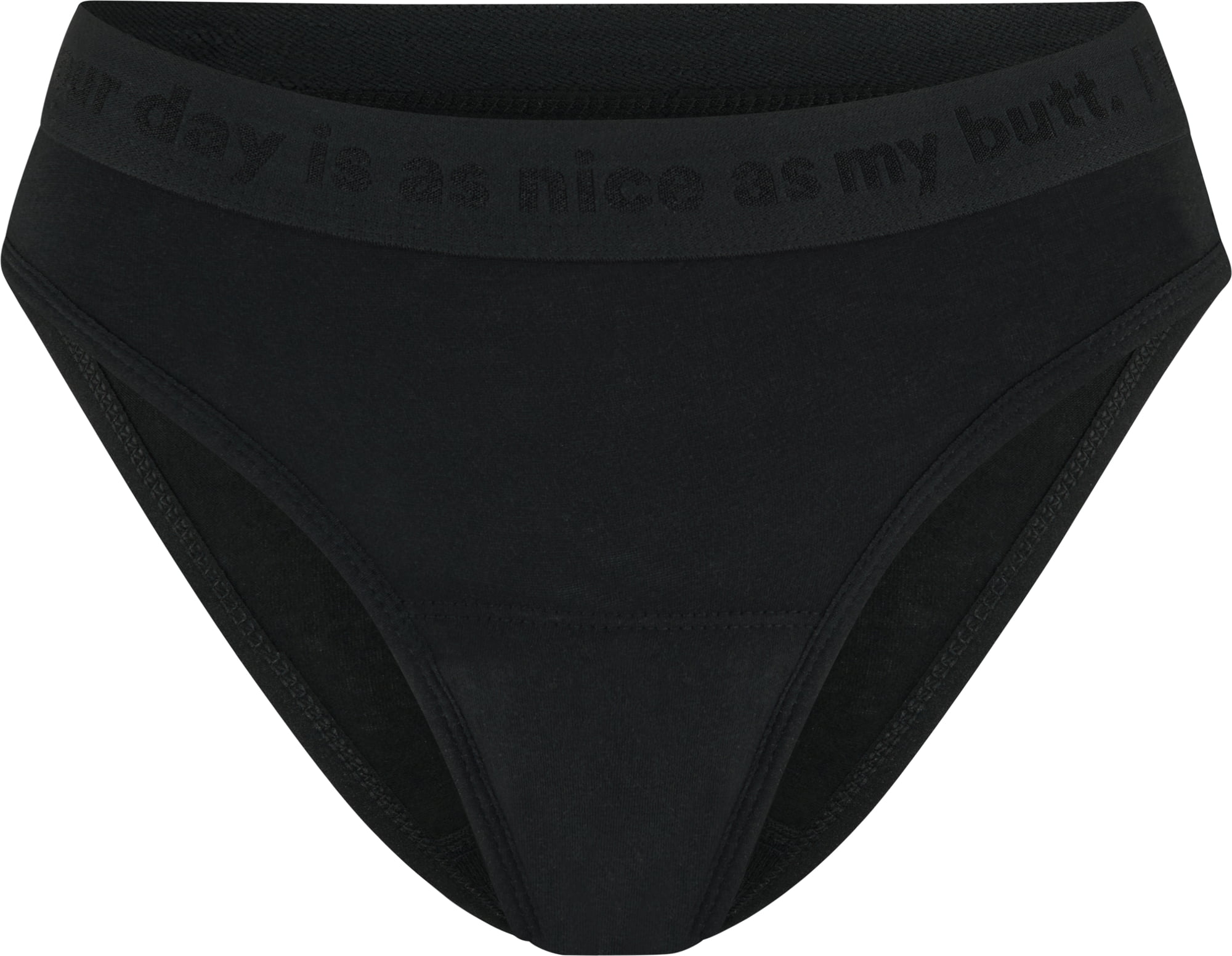 The Female Company Period Underwear - Briefs Basic Black Extra Strong -  Ecco Verde