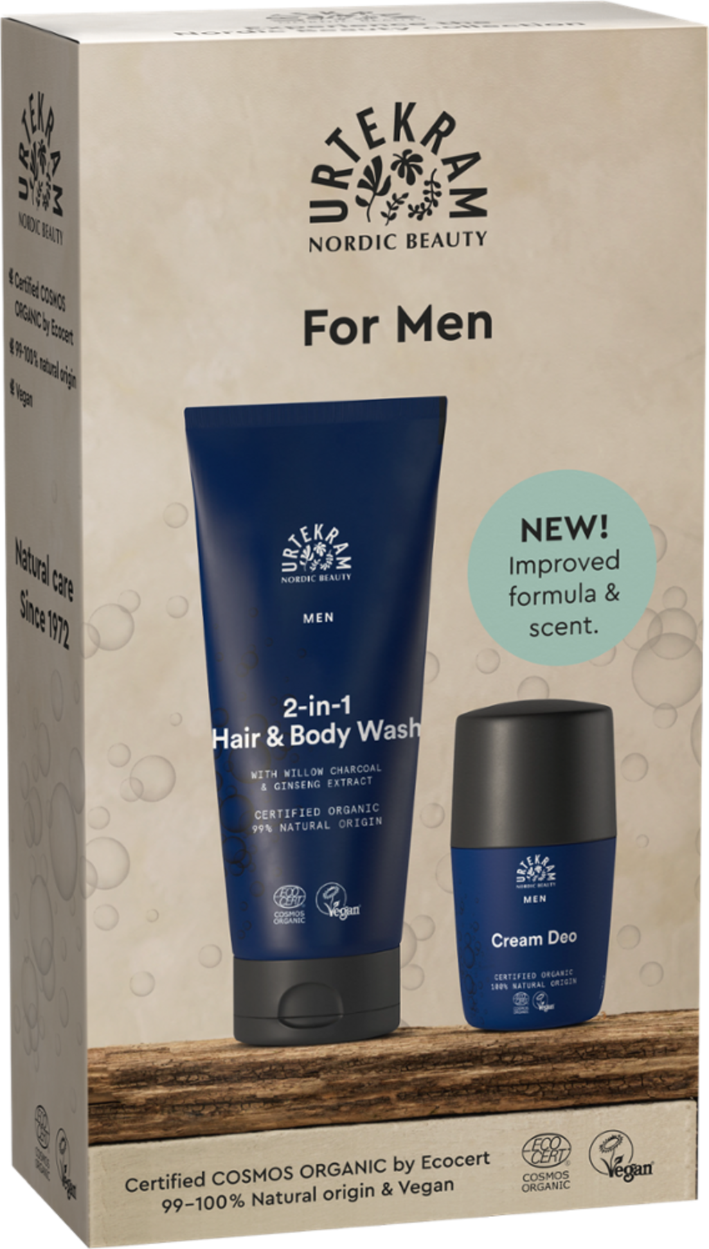 Urtekram Men Body Care Gift Box, 1 set - Ecco Verde Online Shop