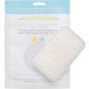 The Konjac Sponge Company Rectagular White Pure Baby Sponge - 1 Pc